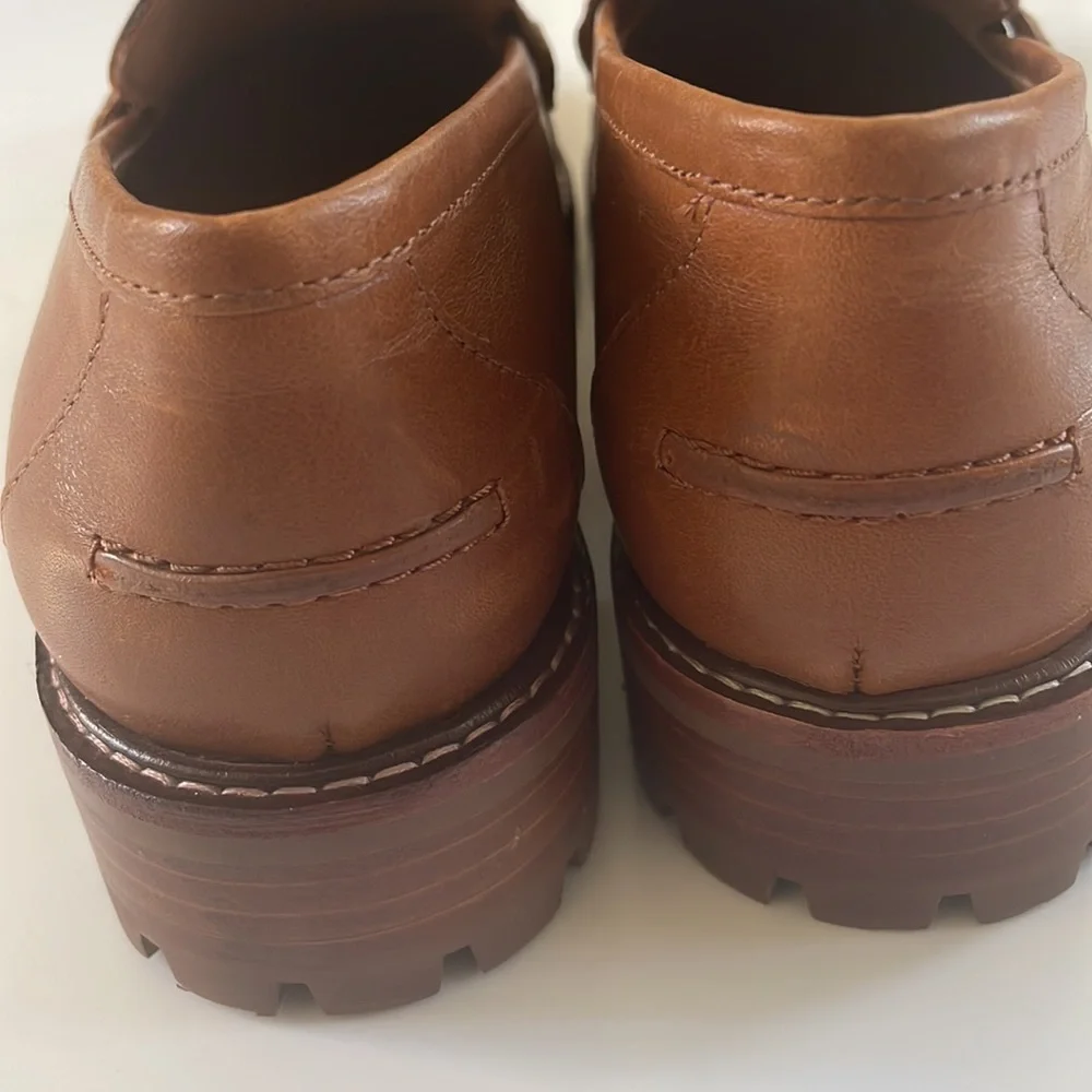 MADEWELL Corinne leather loafer lug sole Almost New Gorgeous! 9 - Picture 11 of 13